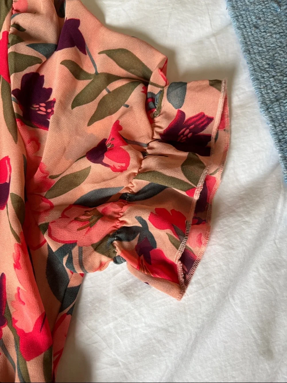 Floral Pink Wedding Guest Dress - Picture 3 of 3